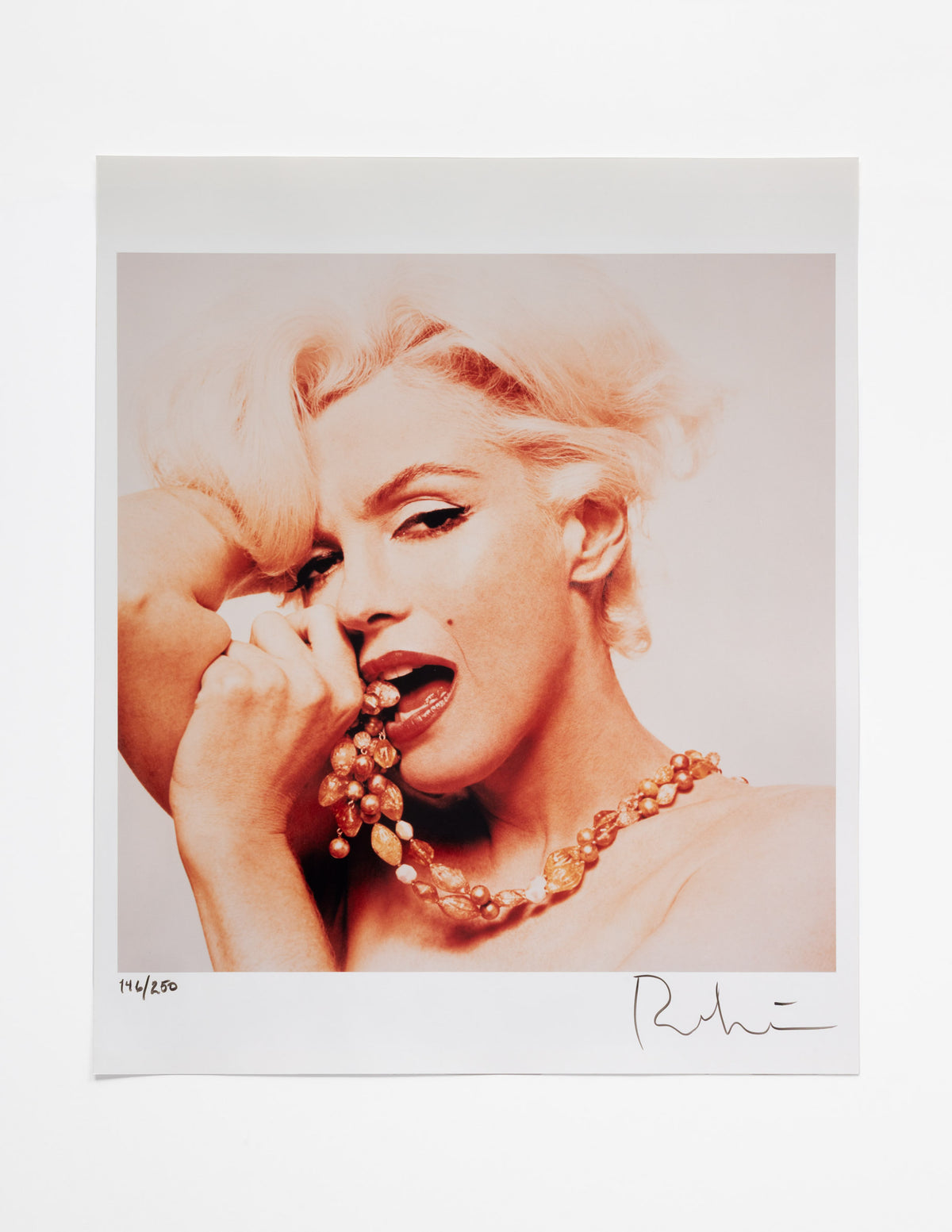 Biting Thumb, from Marilyn Monroe: The Last Sitting